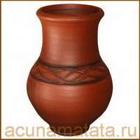 Крынки для молока из глины.