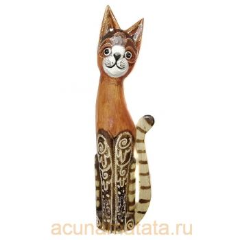 Кошка из дерева купить в Москве недорого цена.