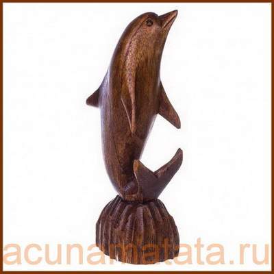 Фигурка дельфина из дерева, купить