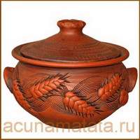 Супницы, казаны и жаровни из глины.