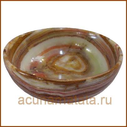 Чаша из камня оникса купить в Москве.
