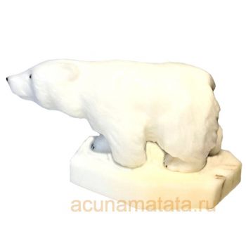 Медведь белый из ангидрита купить недорого.