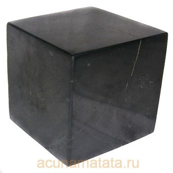 Куб из шунгита полированный купить в Москве.