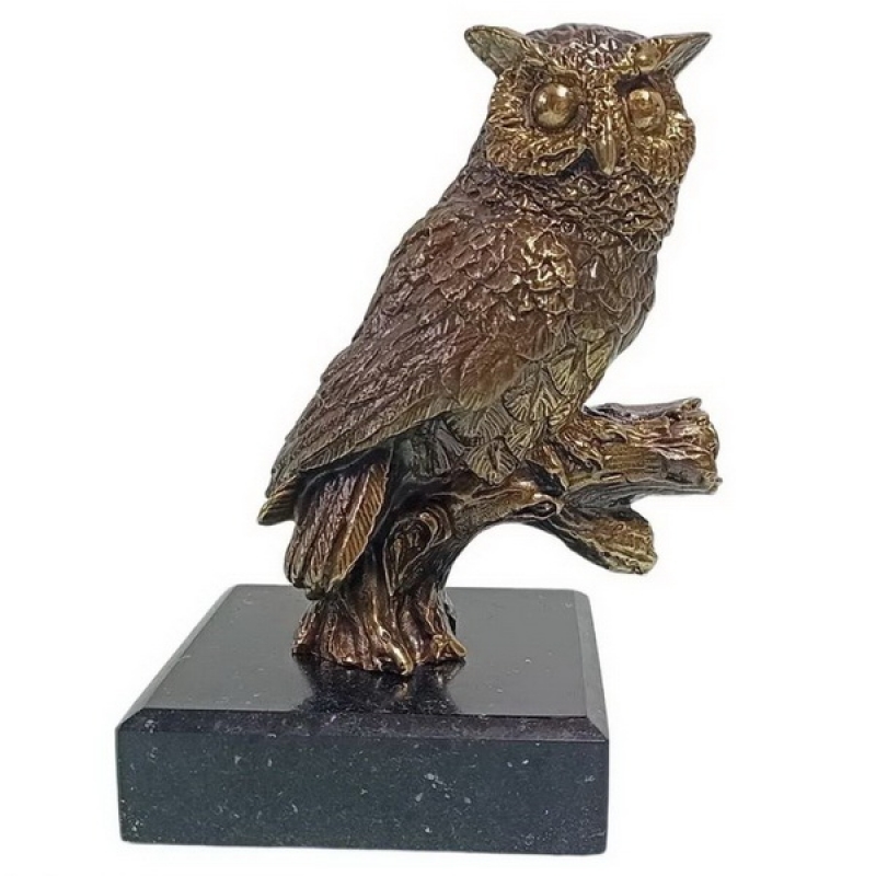 Фигурка из бронзы Сова.