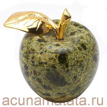 Яблоко из змеевика купить в Москве.