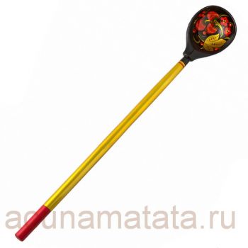 Ложка с длинной ручкой хохлома купить в Москве.
