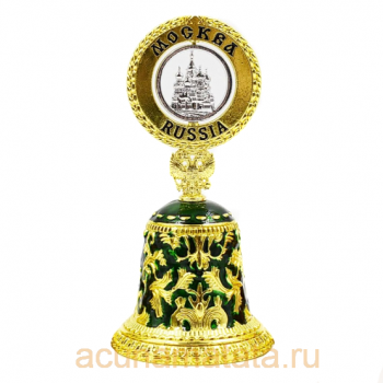 Сувенирный колокольчик Москва купить в интернет магазине.