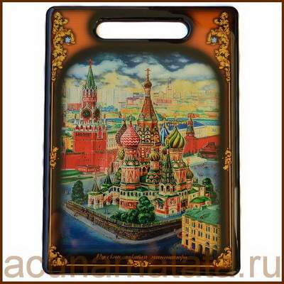 Сувенирная декоративная разделочная доска купить в Москве