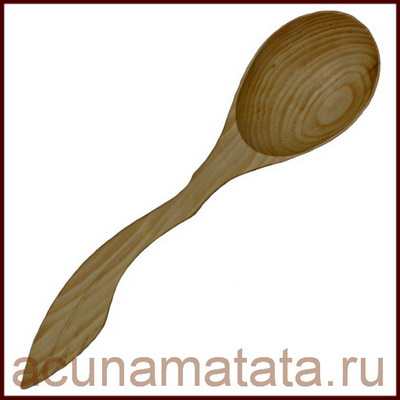 Деревянный черпак из кедра купить в Москве на ВДНХ.