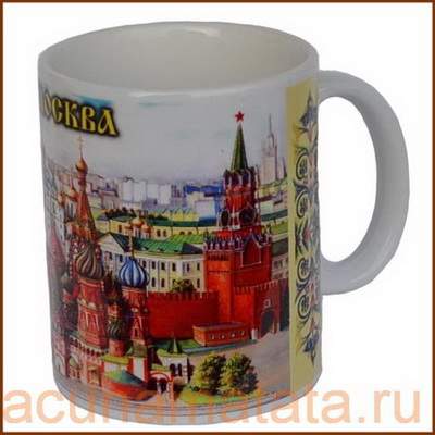 Декоративная сувенирная кружка купить в Москве на ВДНХ