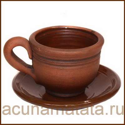 Чайная пара из глины купить в Москве на ВДНХ.