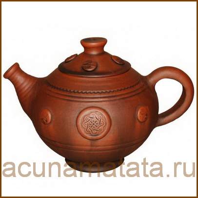 Чайник глиняный купить в Москве недорого.