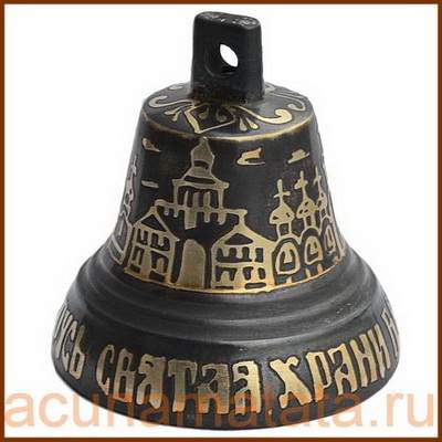 Валдайский гравированный колокольчик купить в Москве.