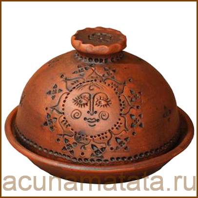 Недорогая посуда из глины купить в Москве.
