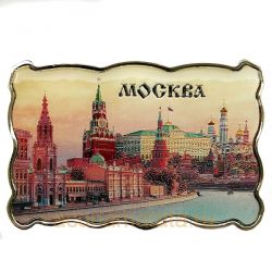 Магнит металлический Москва №52.